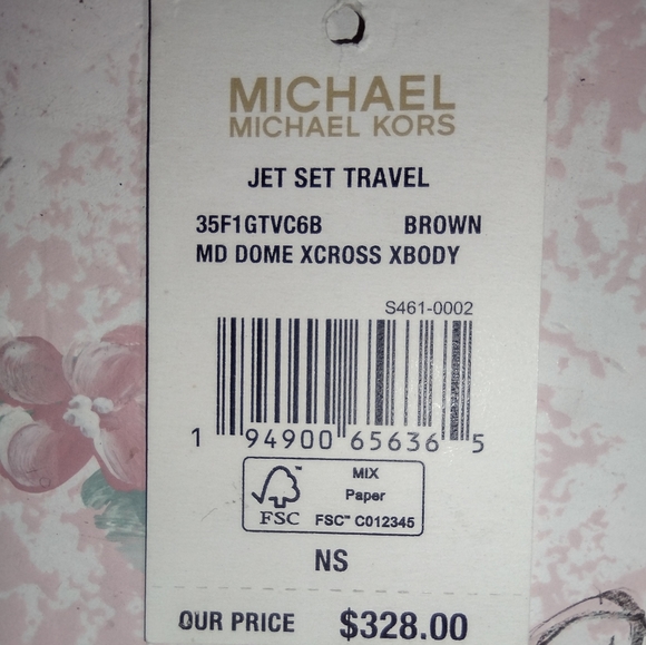 Michael Kors MD Brown Crossbody w/ Two Toned Leather Belt & JetSet Wallet - Picture 8 of 16